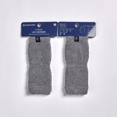 Leg Warmer and Earmuff Protector Set - Grey