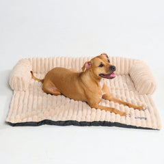 Luxury Couch Cover Dog Bed - Beige