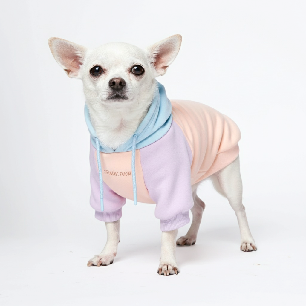 Color Block Dog Hoodies