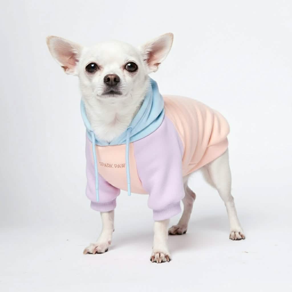 Cotton Candy Dog Hoodie
