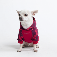 Fuchsia Camo Dog Hoodie