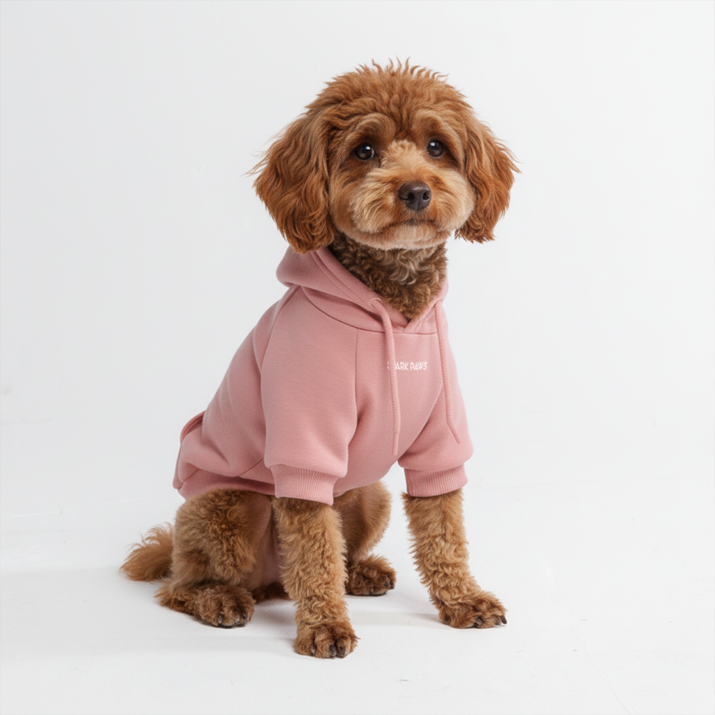 Essential Dog Hoodie - Dusty Pink