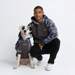 Grey Camo Human Hoodie