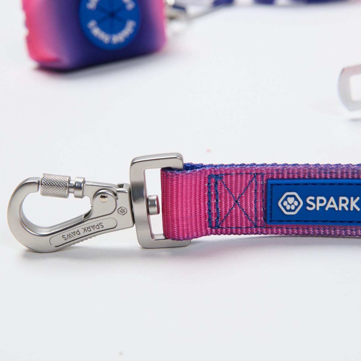 Multipurpose Seatbelt Handsfree Leash & Poop Bag Holder Set