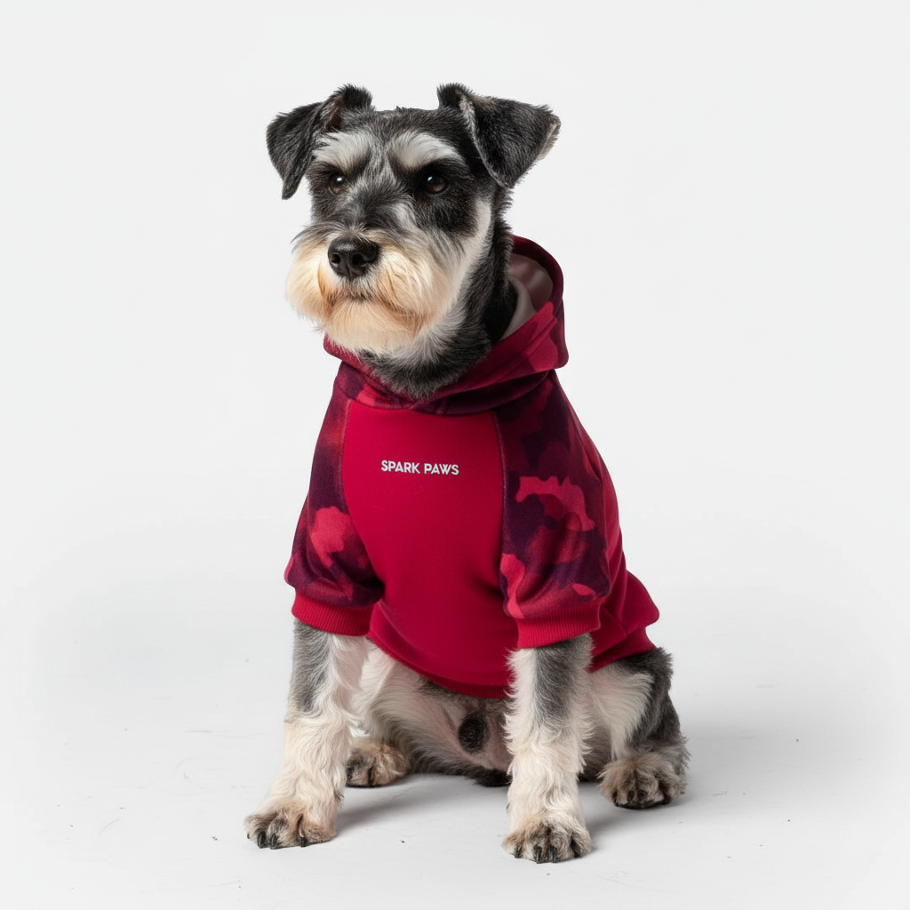 Fuchsia Camo Dog Hoodie