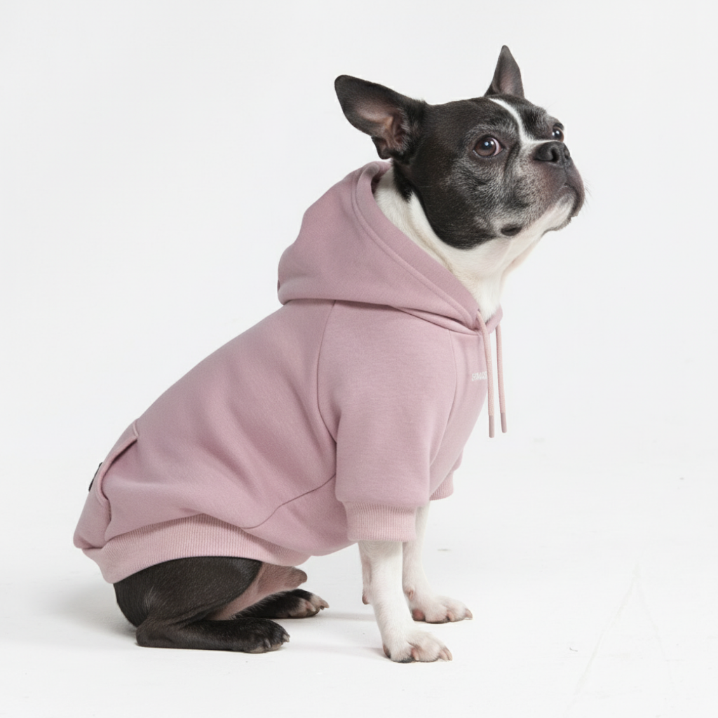 Essential Dog Hoodie - Purple Taupe