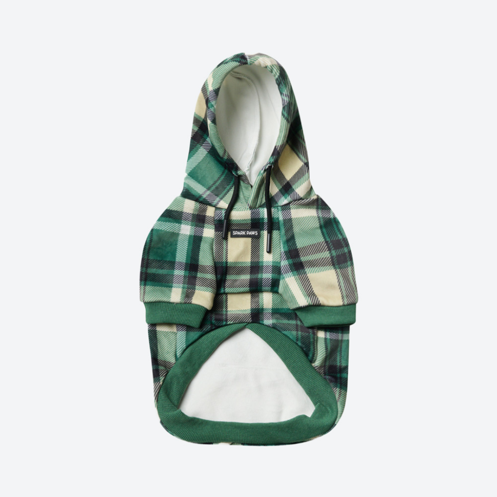 Plaid Dog Hoodies