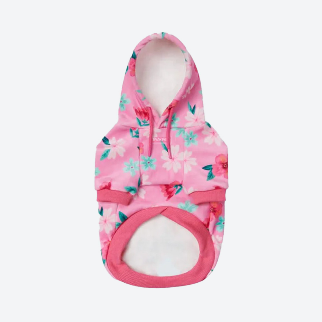 Blossom Dog Hoodie - Pink