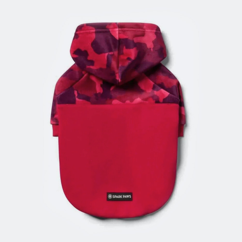 Fuchsia Camo Dog Hoodie