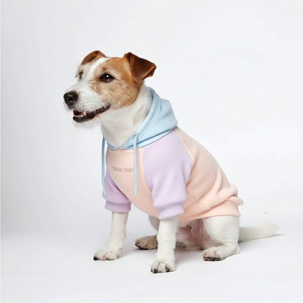 Cotton Candy Dog Hoodie