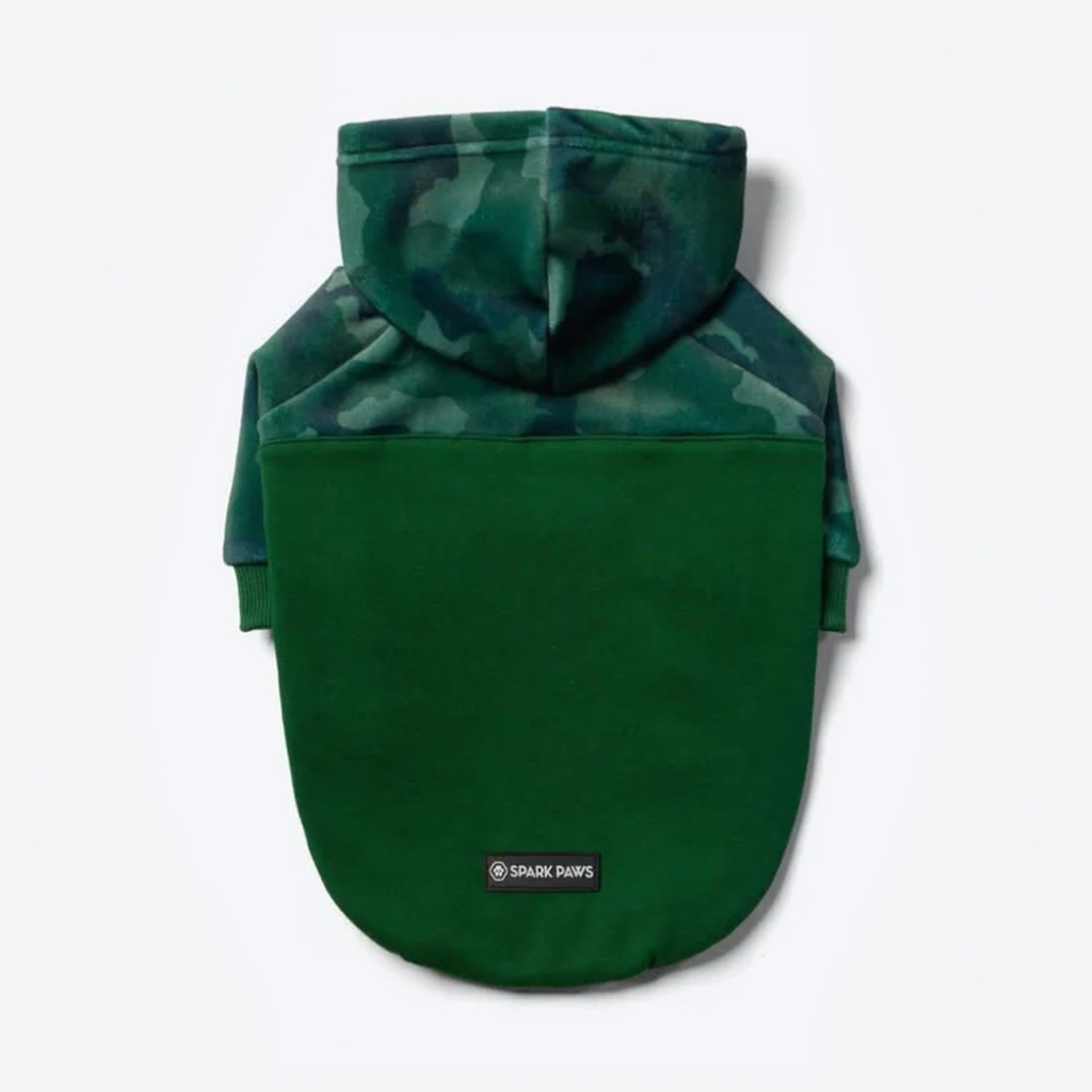 Forest Camo Dog Hoodie
