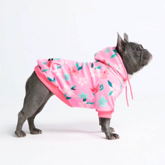 Blossom Dog Hoodie - Pink