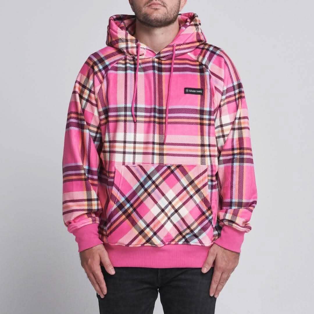 Plaid Human Hoodies
