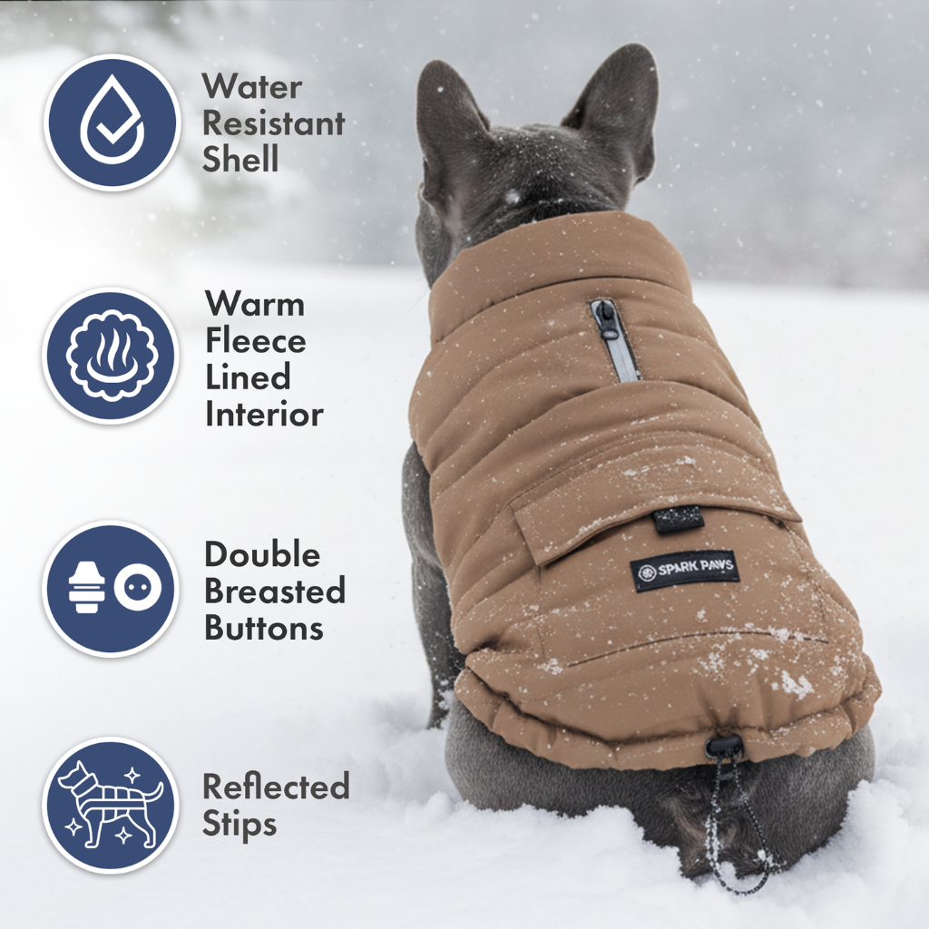 WarmShield Water-Resistant Jacket - Tan