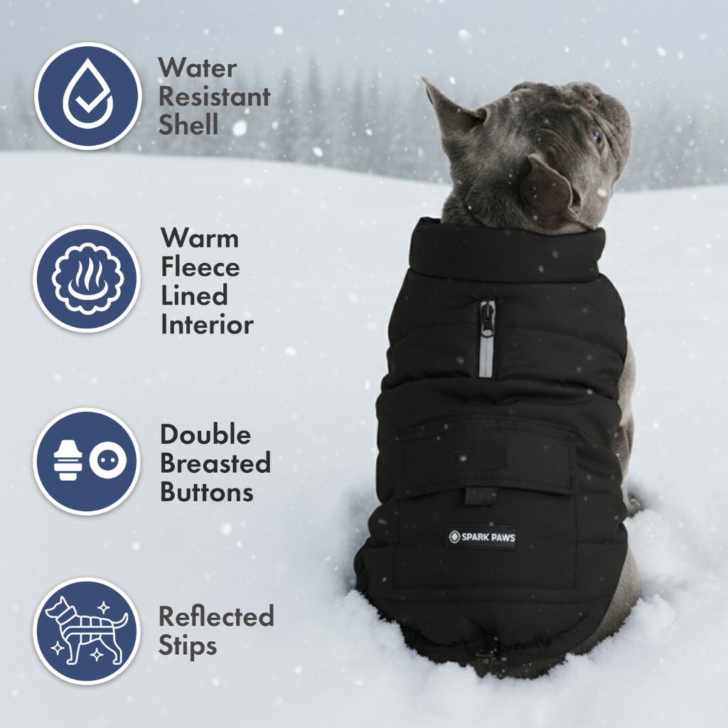 WarmShield Water-Resistant Jacket - Black