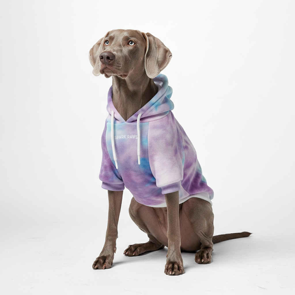 Velvet Dog Hoodie - 90s Retro