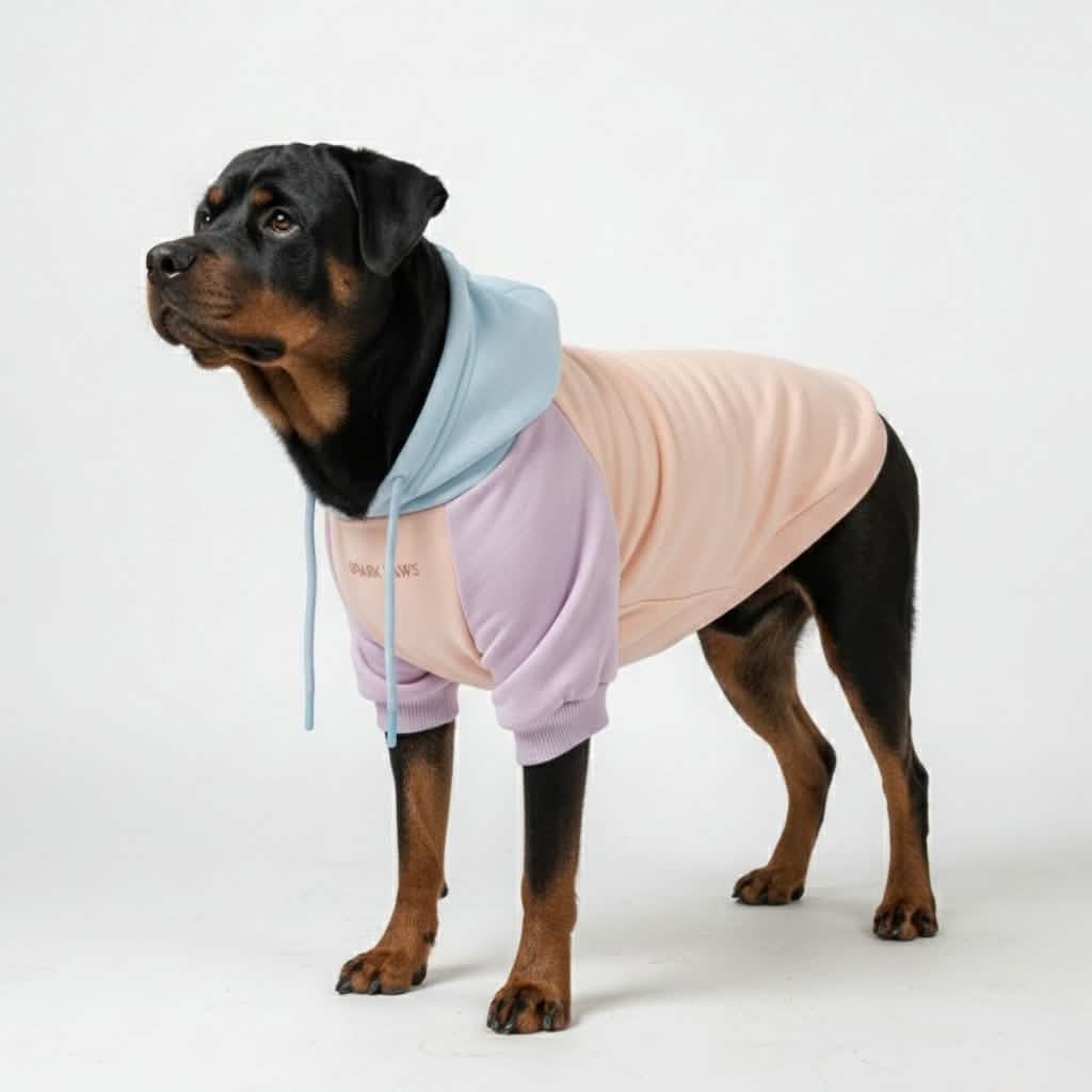 Cotton Candy Dog Hoodie