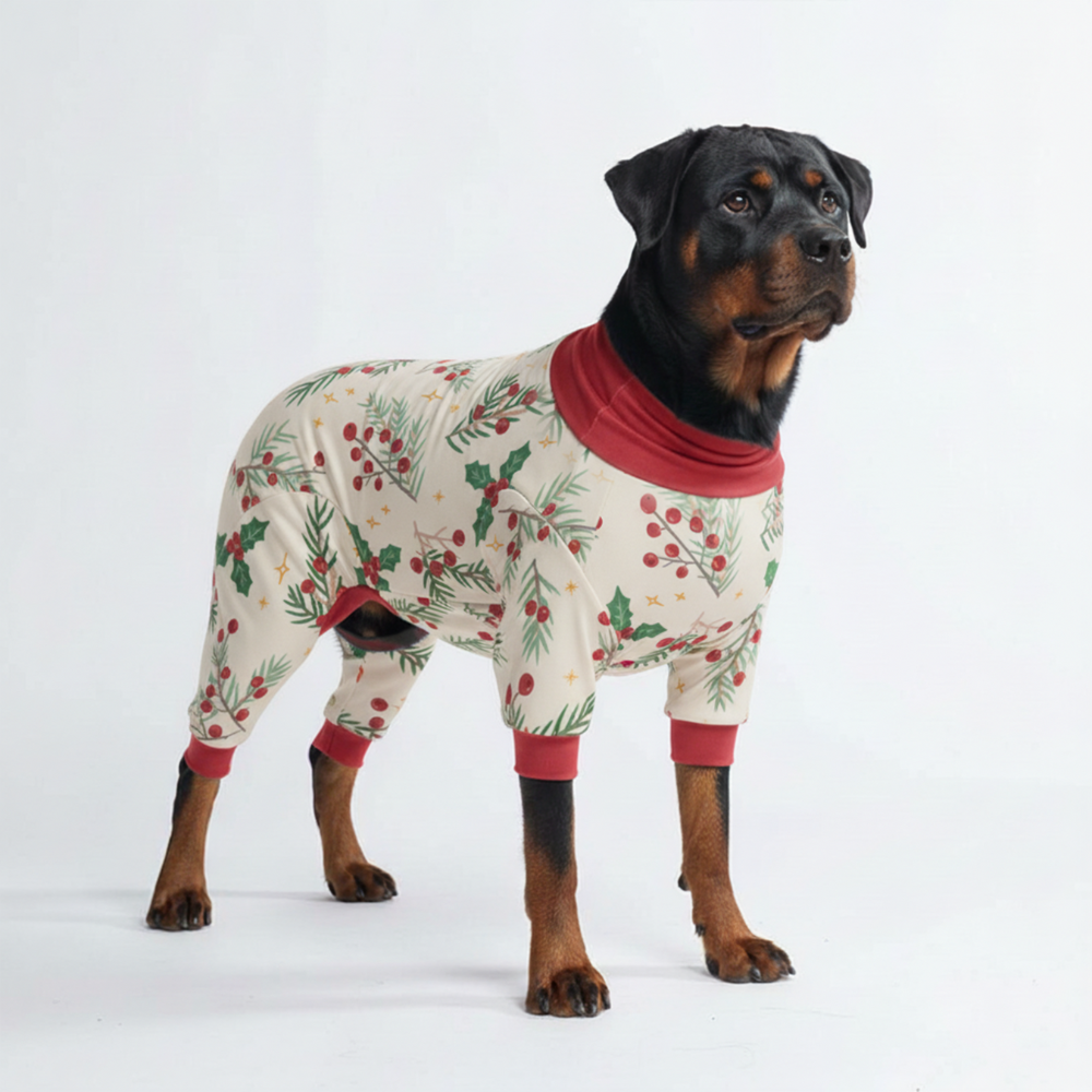 Dog Christmas Pajama - Mistletoe