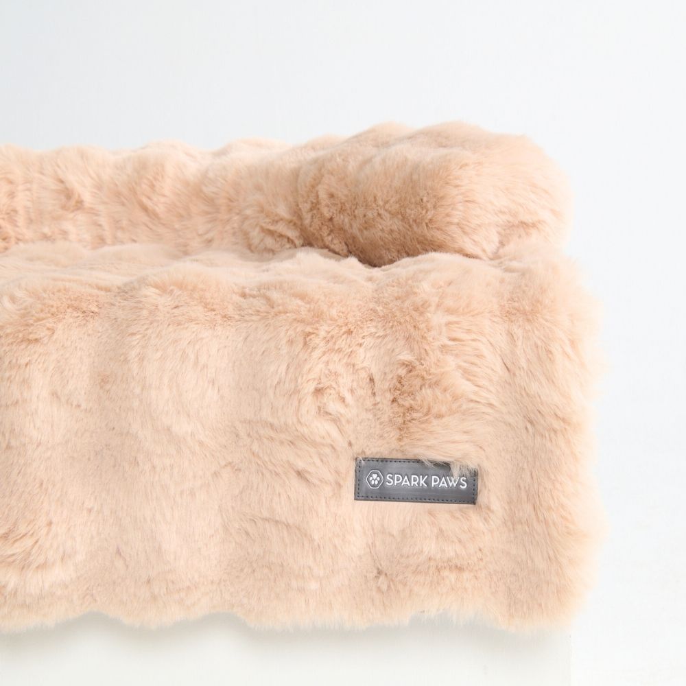 Calming Fluffy Couch Cover Dog Beds
