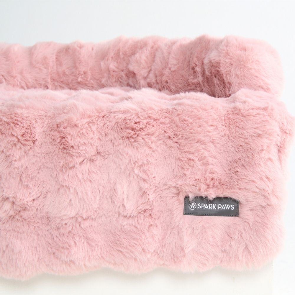 Calming Fluffy Couch Cover Dog Beds
