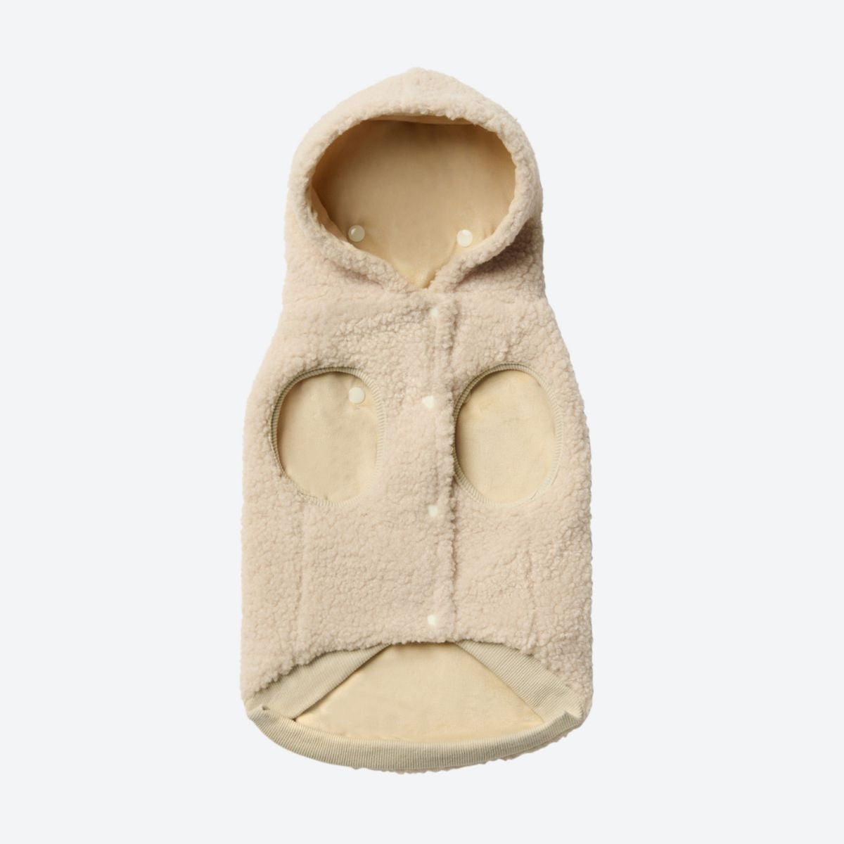 Teddy Sherpa Dog Jacket - Beige