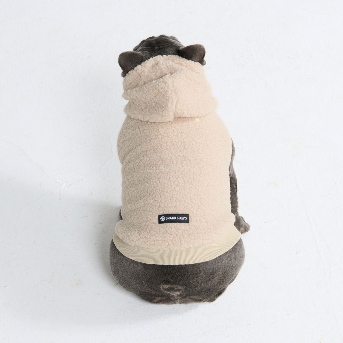 Teddy Sherpa Dog Jacket - Beige