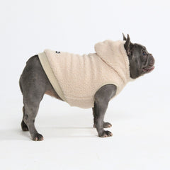 Teddy Sherpa Dog Jacket - Beige