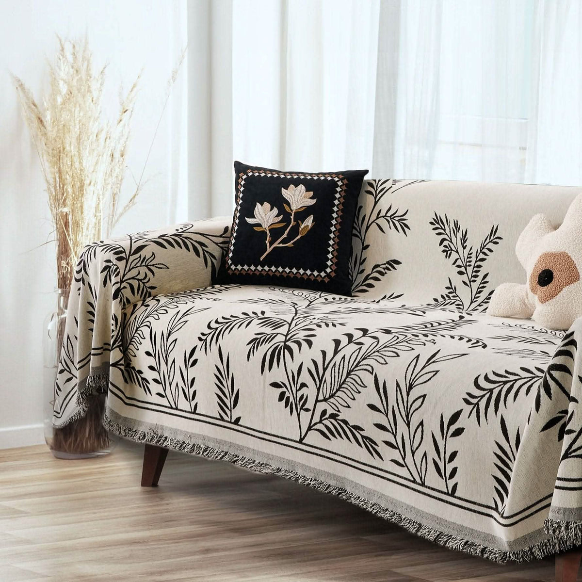 Pet Couch Cover - Willow Black