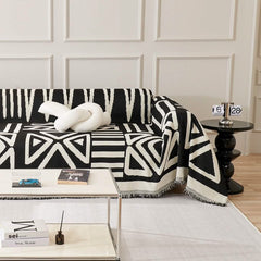 Pet Couch Cover - Boho Black
