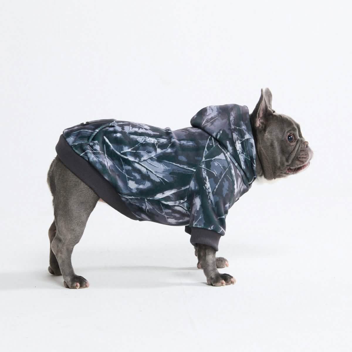 Concrete Wood Dog Hoodies
