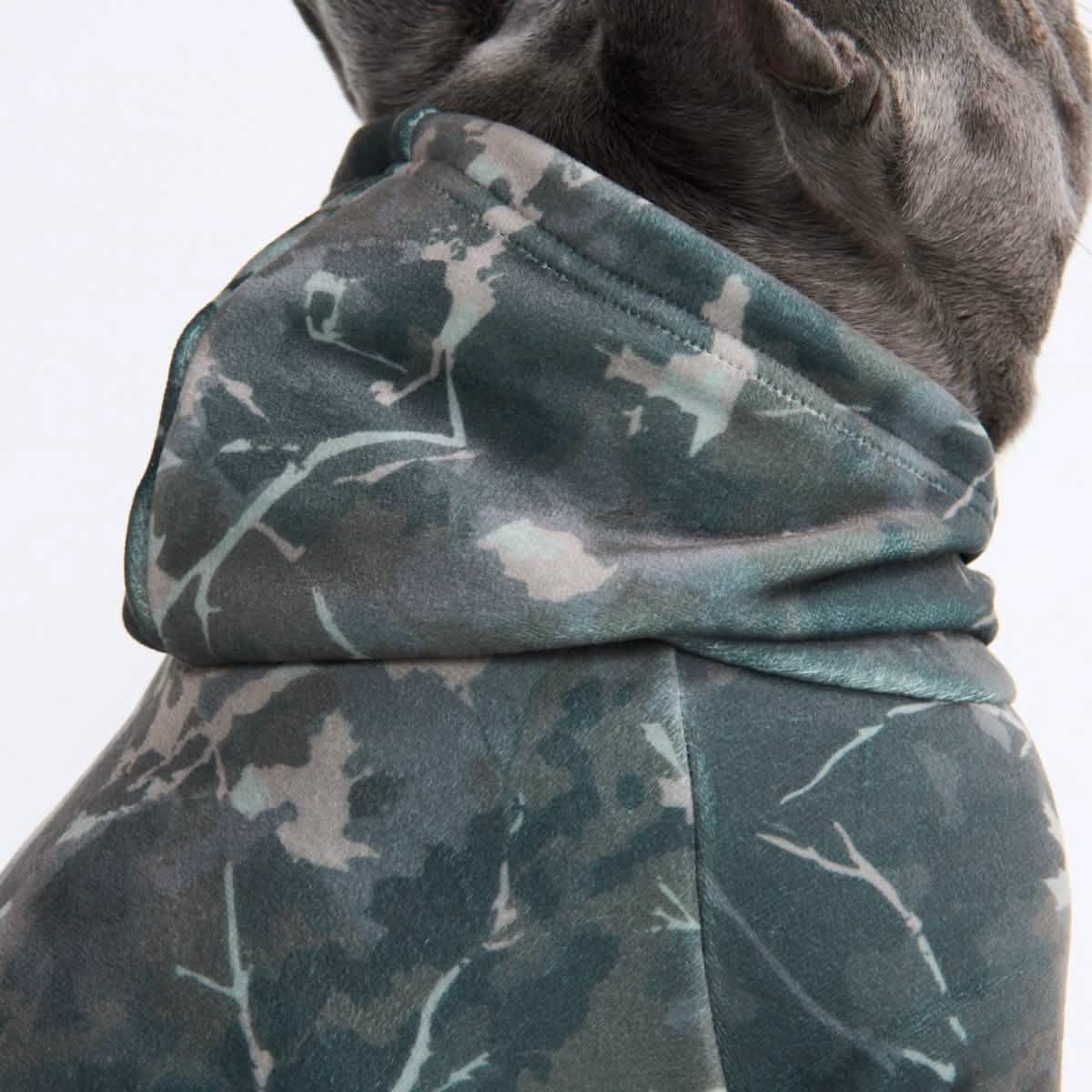 Concrete Wood Dog Hoodies