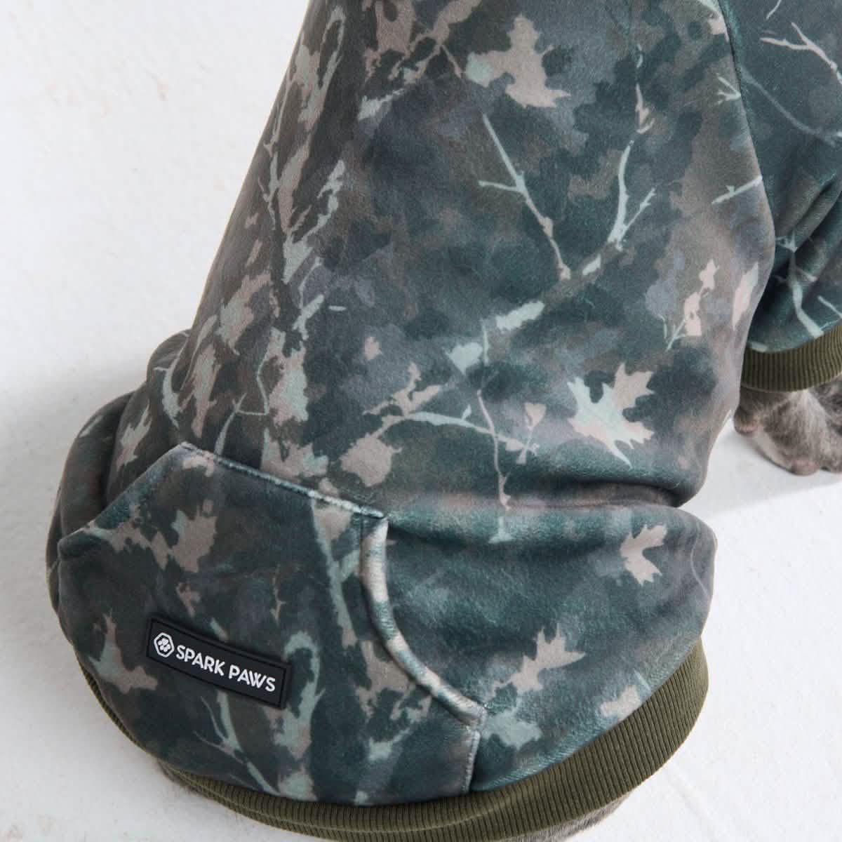 Concrete Wood Dog Hoodies