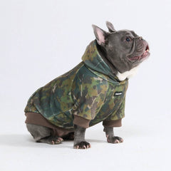 Concrete Wood Dog Hoodies