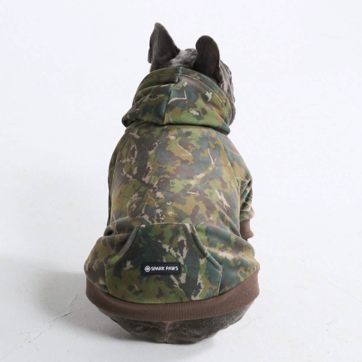 Concrete Wood Dog Hoodies