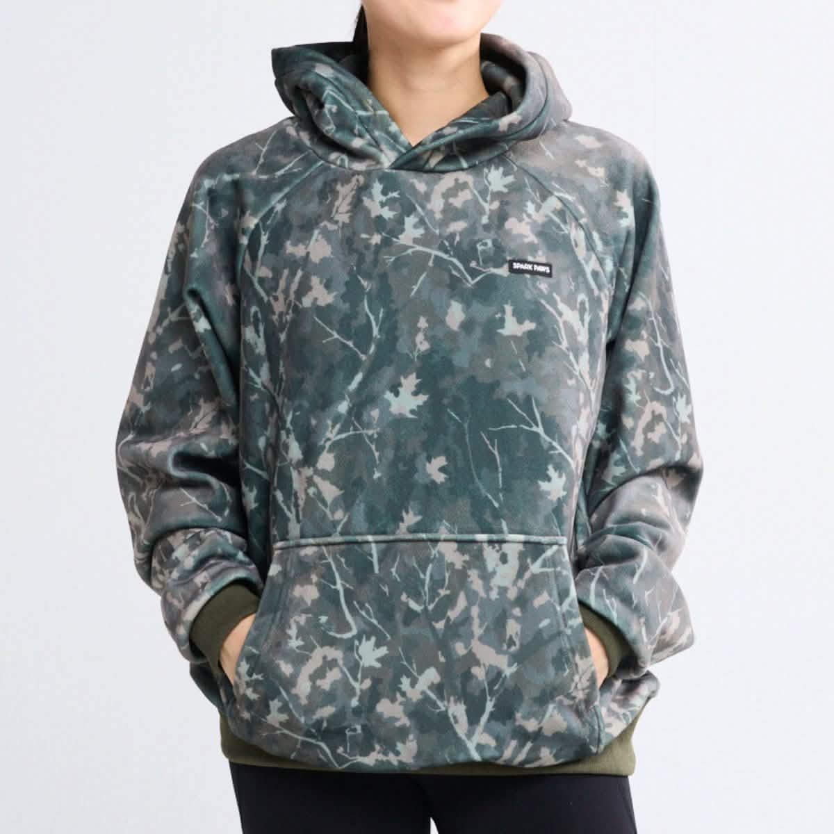 Concrete Wood Human Hoodie - Timber