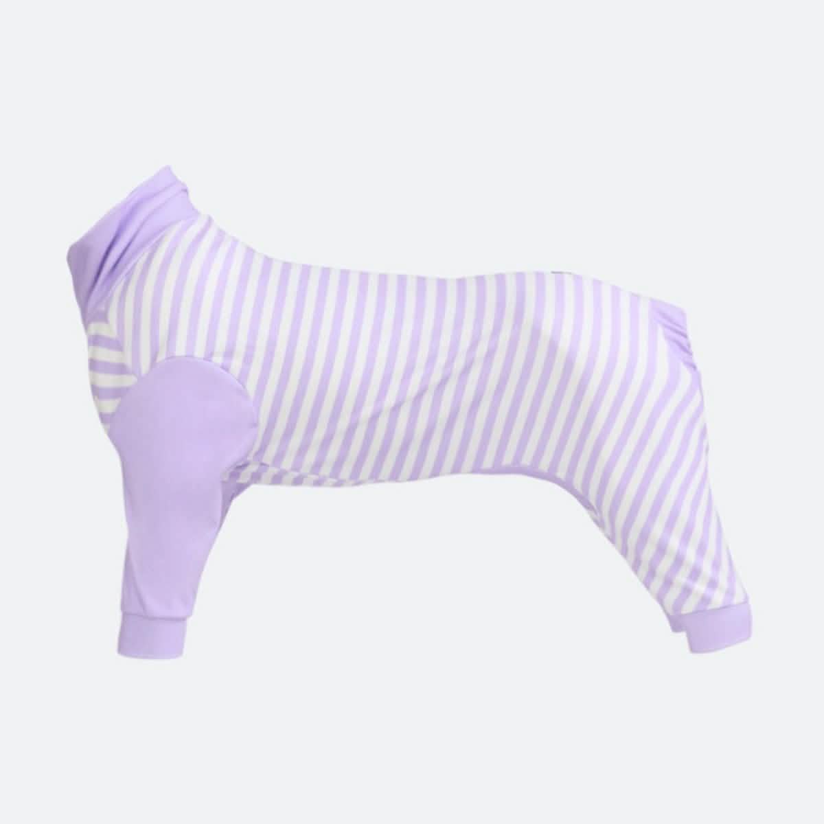 Dog Pajama - Purple Stripes