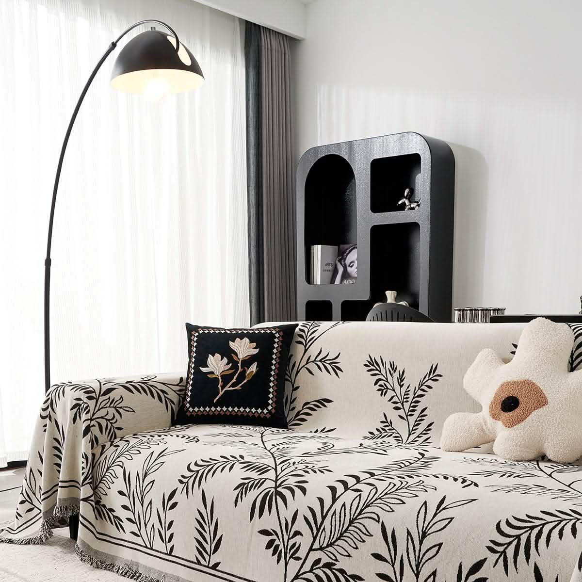 Pet Couch Cover - Willow Black